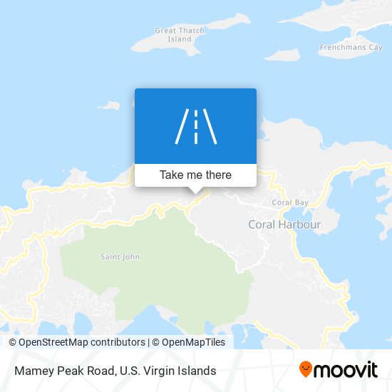 Mamey Peak Road map