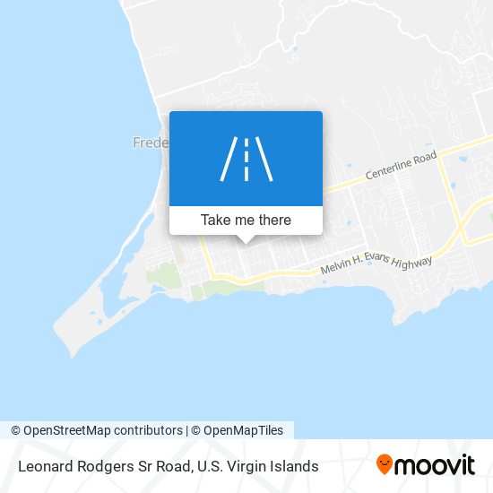 Mapa Leonard Rodgers Sr Road