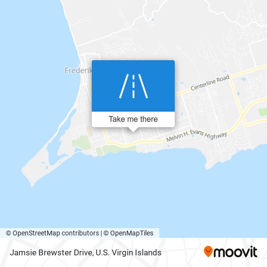 Mapa Jamsie Brewster Drive