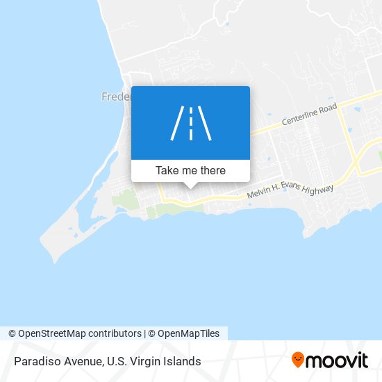 Mapa Paradiso Avenue
