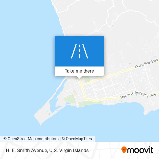 H. E. Smith Avenue map