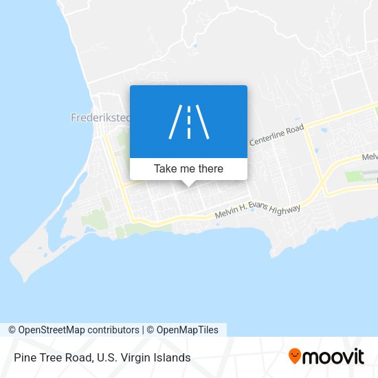 Pine Tree Road map