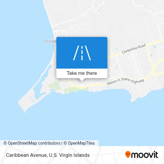 Caribbean Avenue map