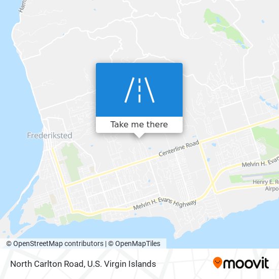 North Carlton Road map