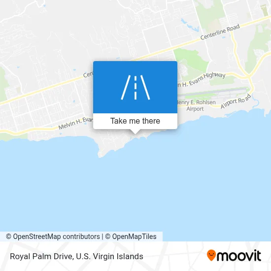 Royal Palm Drive map