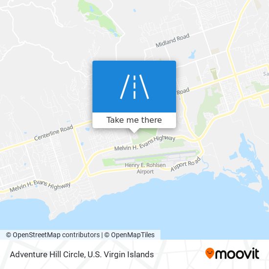 Adventure Hill Circle map