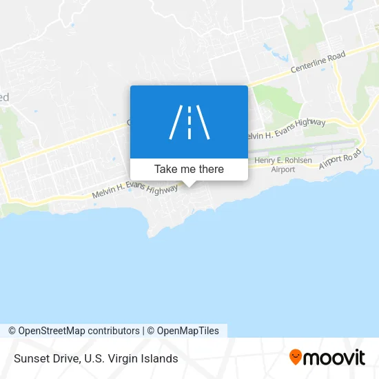 Sunset Drive map