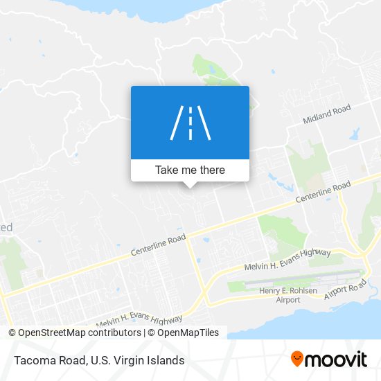 Mapa Tacoma Road