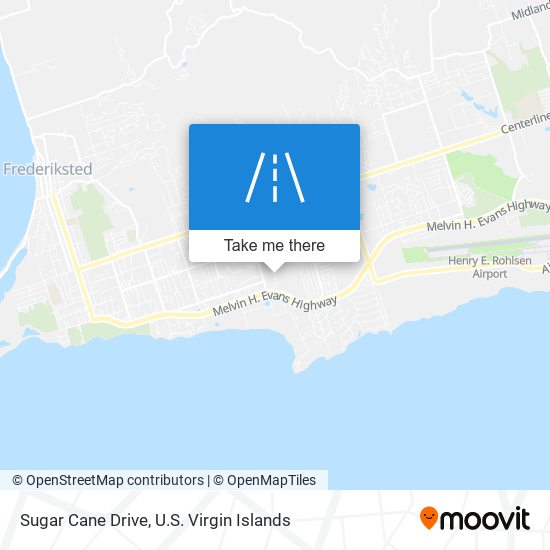 Mapa Sugar Cane Drive