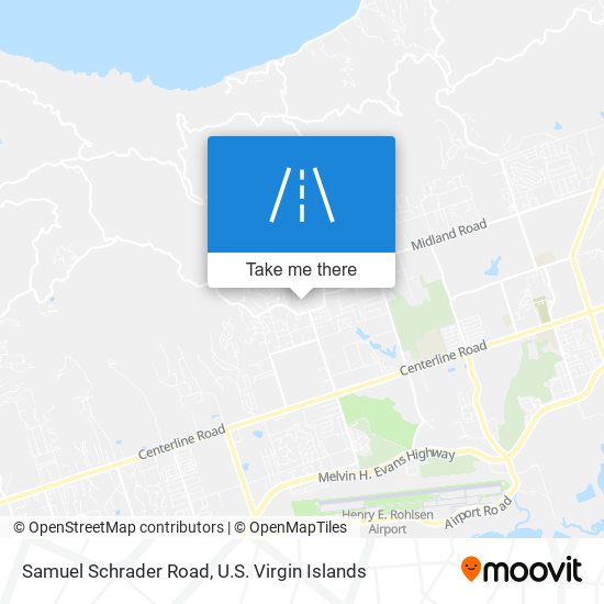 Mapa Samuel Schrader Road