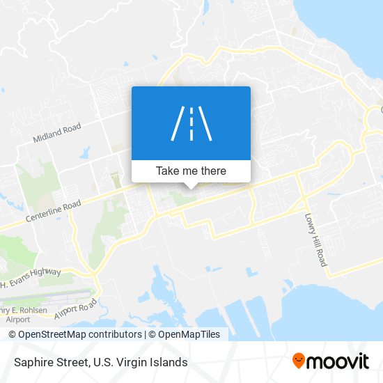 Saphire Street map