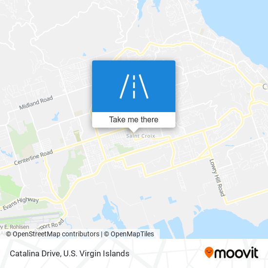 Catalina Drive map