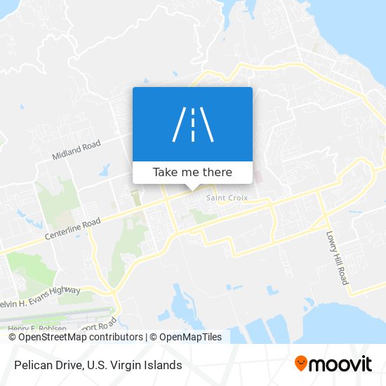 Pelican Drive map