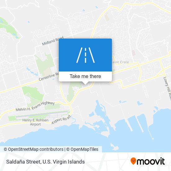 Saldaña Street map