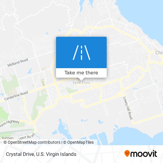 Crystal Drive map