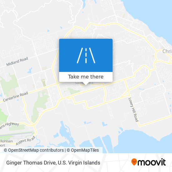 Ginger Thomas Drive map