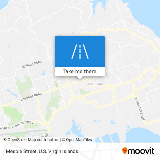 Mesple Street map