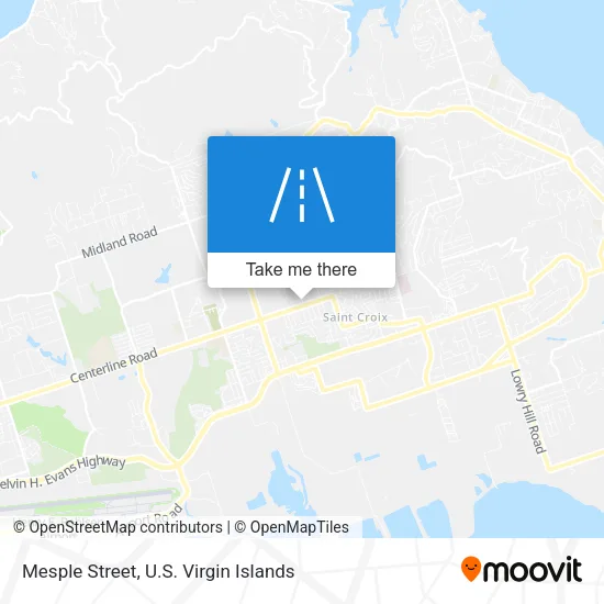 Mesple Street map