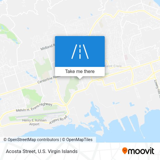 Acosta Street map