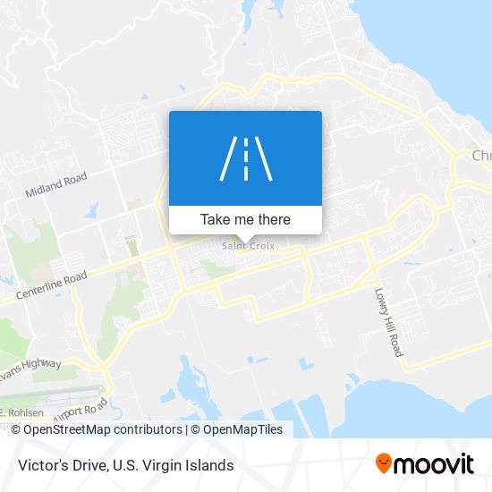Mapa Victor's Drive
