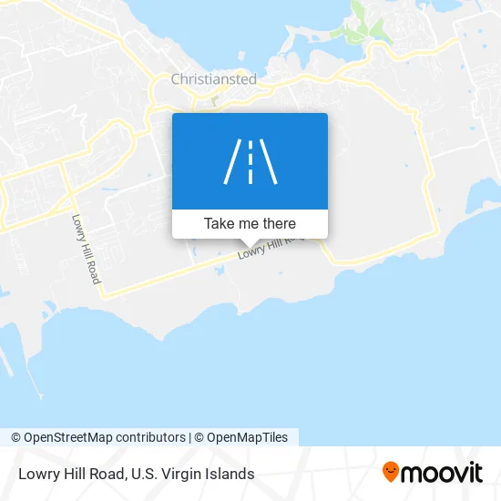 Lowry Hill Road map