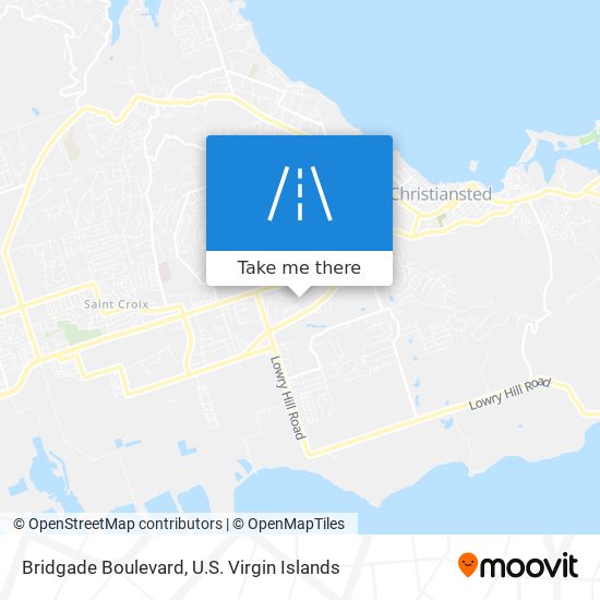 Bridgade Boulevard map