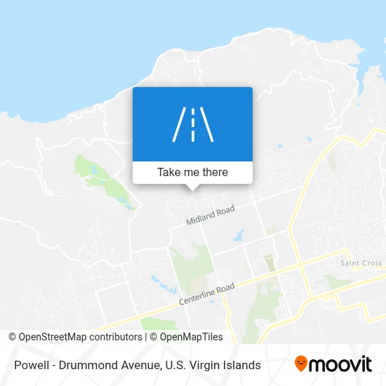 Powell - Drummond Avenue map