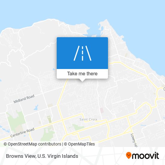 Browns View map