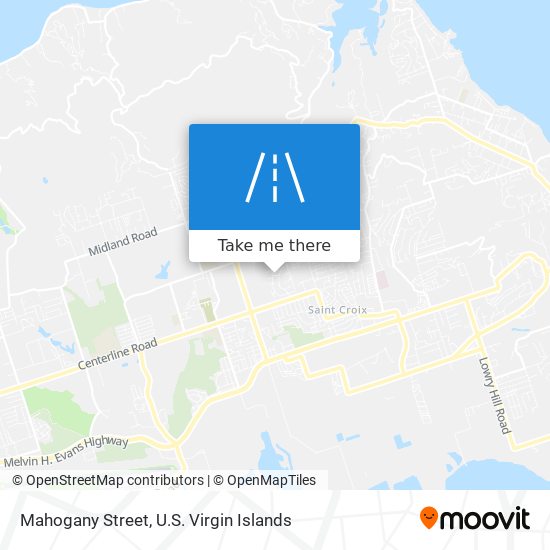 Mahogany Street map
