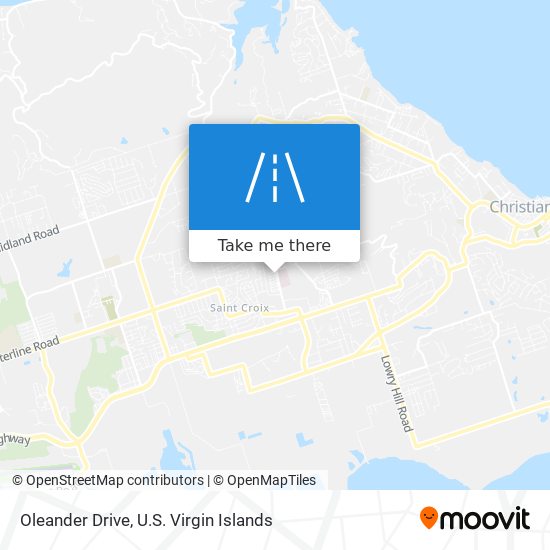 Oleander Drive map