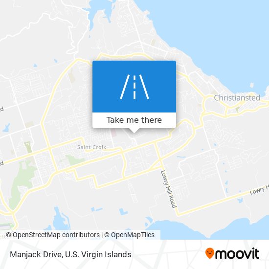 Mapa Manjack Drive
