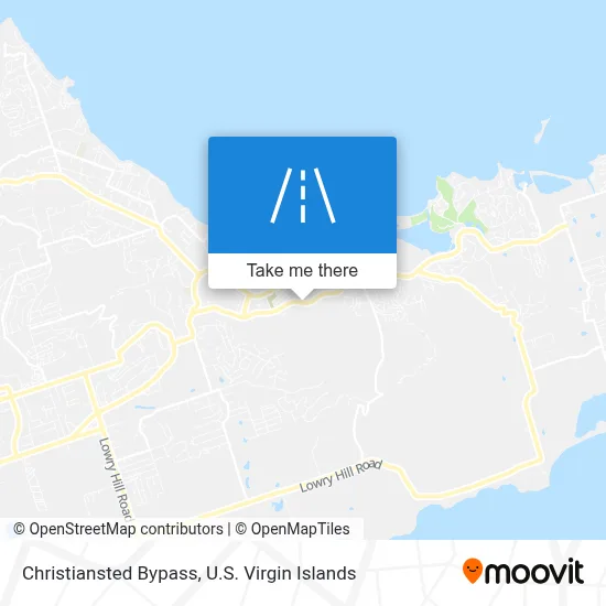 Christiansted Bypass map