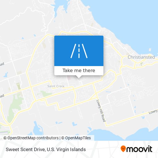 Sweet Scent Drive map