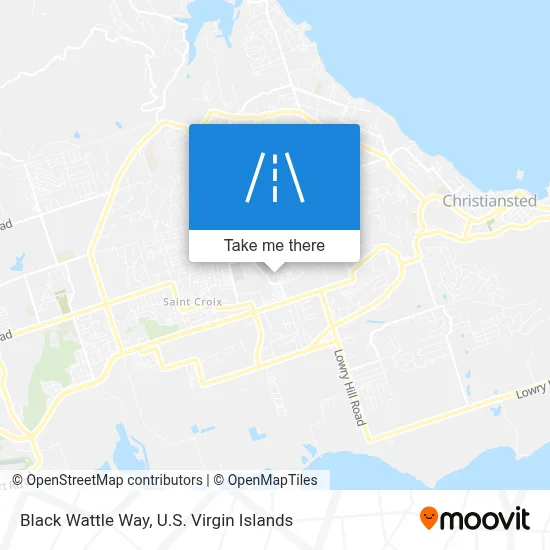 Black Wattle Way map