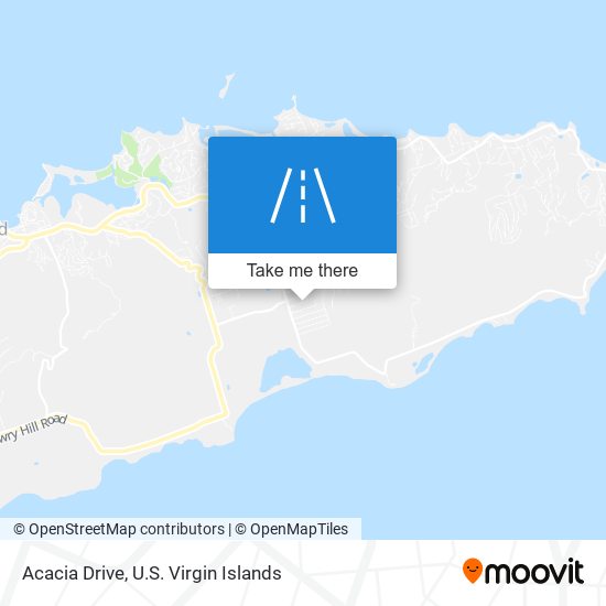 Mapa Acacia Drive