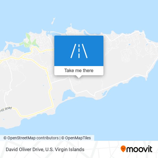 Mapa David Oliver Drive