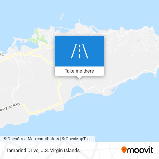 Mapa Tamarind Drive