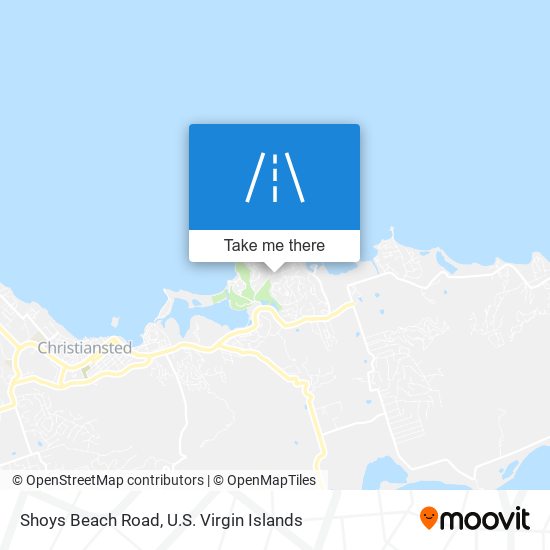 Mapa Shoys Beach Road