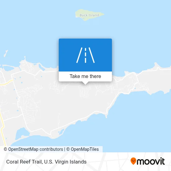 Coral Reef Trail map