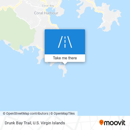 Drunk Bay Trail map