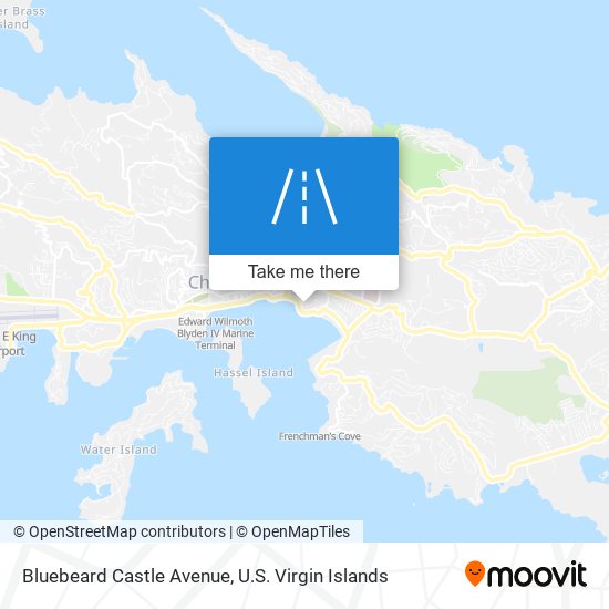 Mapa Bluebeard Castle Avenue