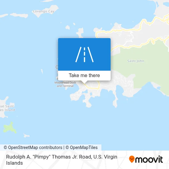 Rudolph A. "Pimpy" Thomas Jr. Road map