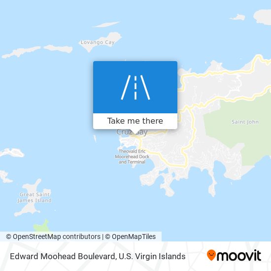Mapa Edward Moohead Boulevard