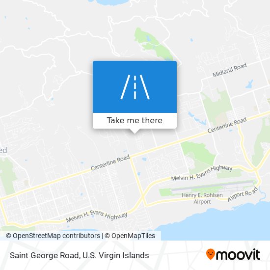Saint George Road map