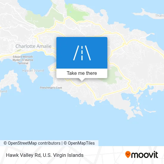 Hawk Valley Rd map