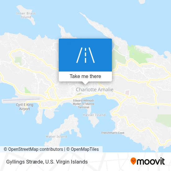 Gyllings Stræde map