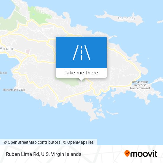 Ruben Lima Rd map