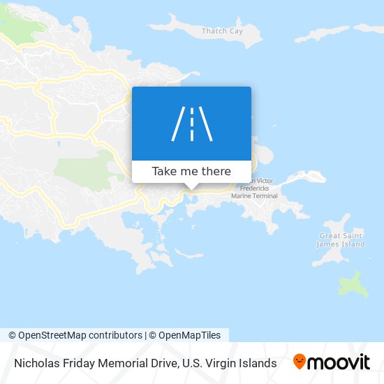 Nicholas Friday Memorial Drive map