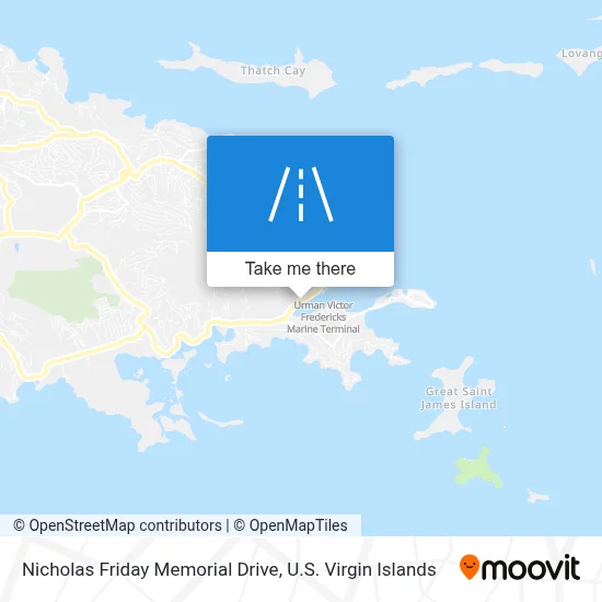 Nicholas Friday Memorial Drive map