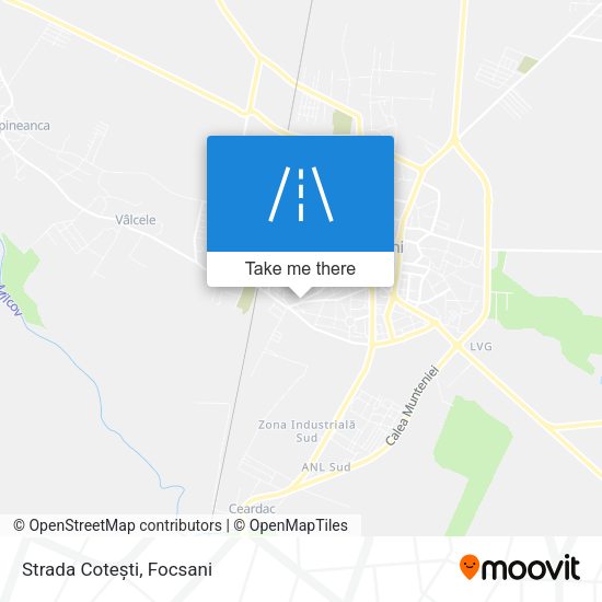 Strada Cotești map